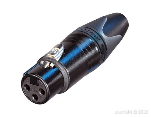 Neutrik - NC-3-FXX-Bag - XLR Femelle 3 pin - Noir