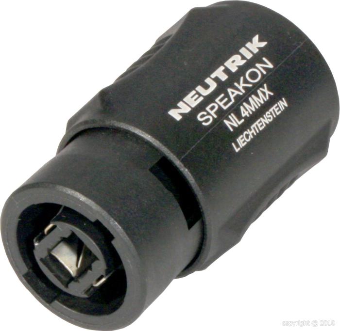 Neutrik - NL-4-MMX - Speakon 4p. F. > Speakon 4p. F.