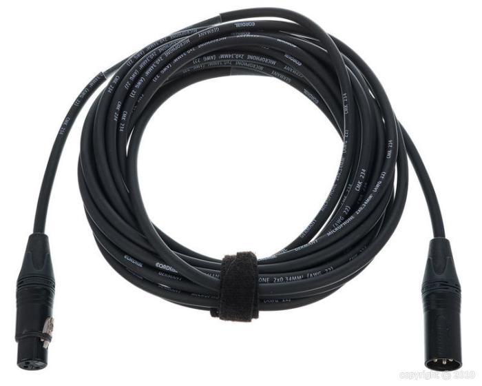 Cordial - CPM7.5FM - Câble XLR 3pin mâle - XLR 3 pin femelle - 7,5 m