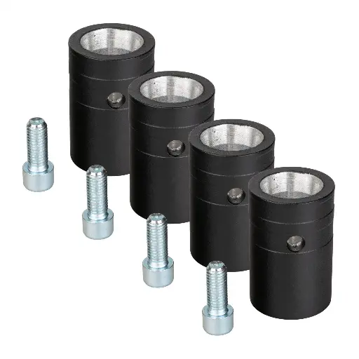Contestage - BT-TRUSS QUAT 29 - BOX Coupler Set FEMALE BLK