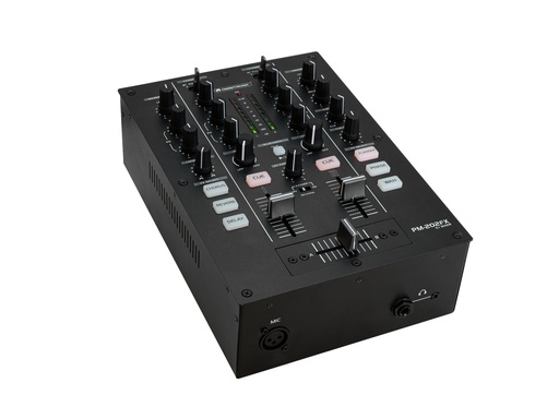 [10006865] Omnitronic - PM-202FX 2-Channel DJ Mixer with Filter, FX and Bluetooth