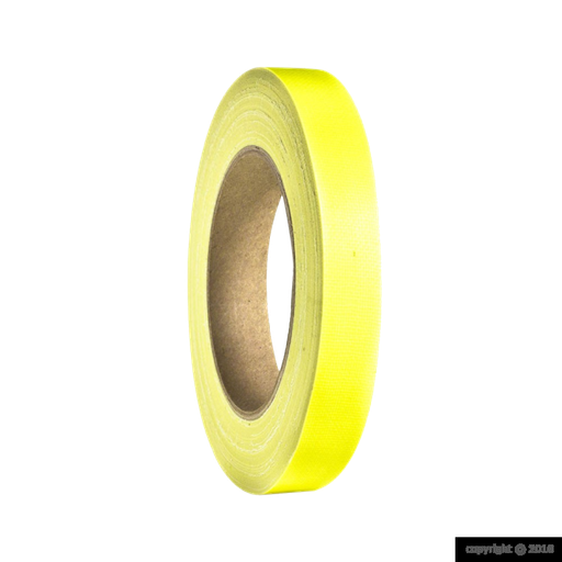 [58064NYEL] Adam Hall - Gaffa - 19mm x 25m - Jaune Fluo