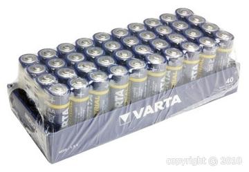 [VIMN4006-40] Varta Industrial - 1,5 Volt - LR06 - AA - Pack 40 pcs