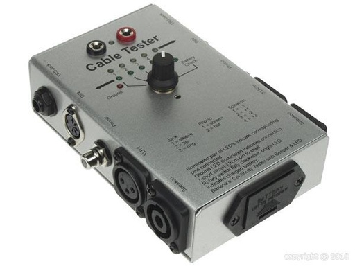 [VTTEST14] Velleman - Testeur de câble - 6 types de connecteurs