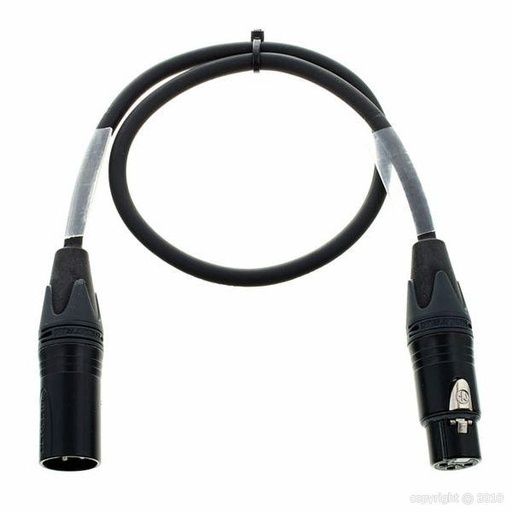 [ELC CPD1FM] Cordial - CPD1FM - Câble DMX - XLR 3 pin - 1m
