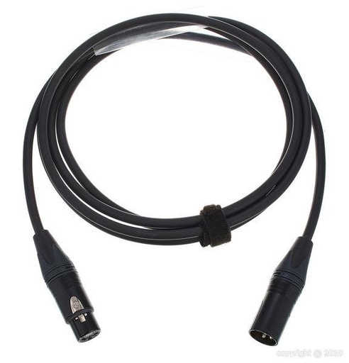 [ECCPM2.5FM] Cordial - CPM2.5FM - Câble XLR 3pin mâle - XLR 3 pin femelle - 2,5 m